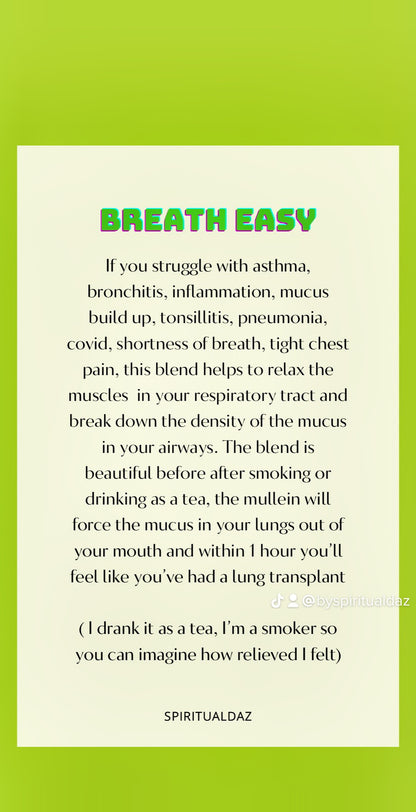 Breath easy